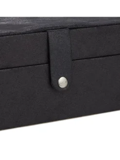 Schmuckkästchen in Schwarz- (B)29 x (H)10 x (T)20 cm