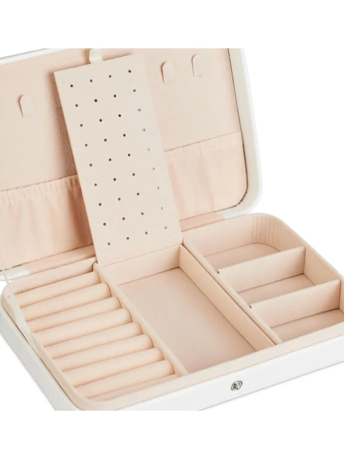 Schmuckkästchen in Weiß - (B)21 x (H)4,5 x (T)14,5 cm