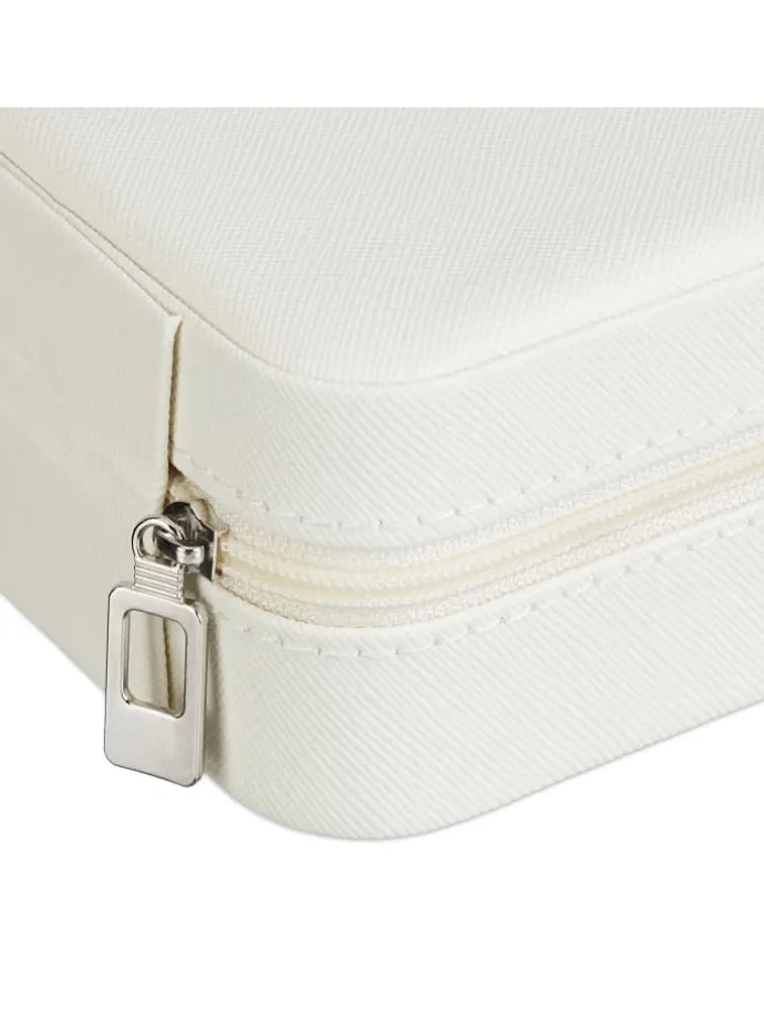 Schmuckkästchen in Weiß - (B)10 x (H)5 x (T)10 cm