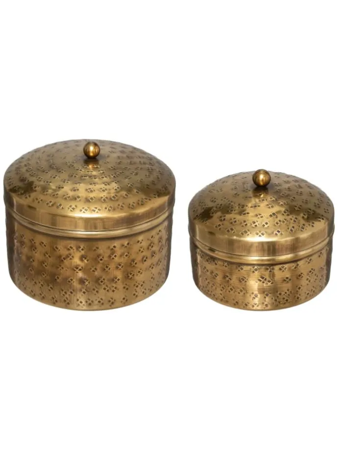 Schmuckschatullen in gold