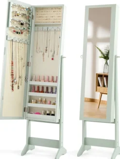 Schmuckschrank in Grün