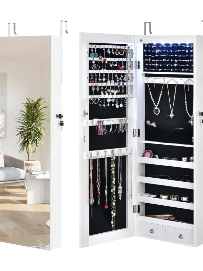 Schmuckschrank in Weiß