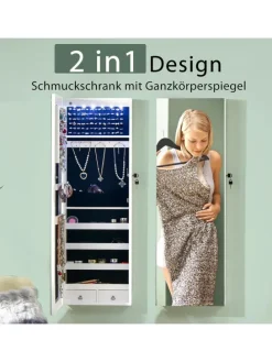 Schmuckschrank in Weiß