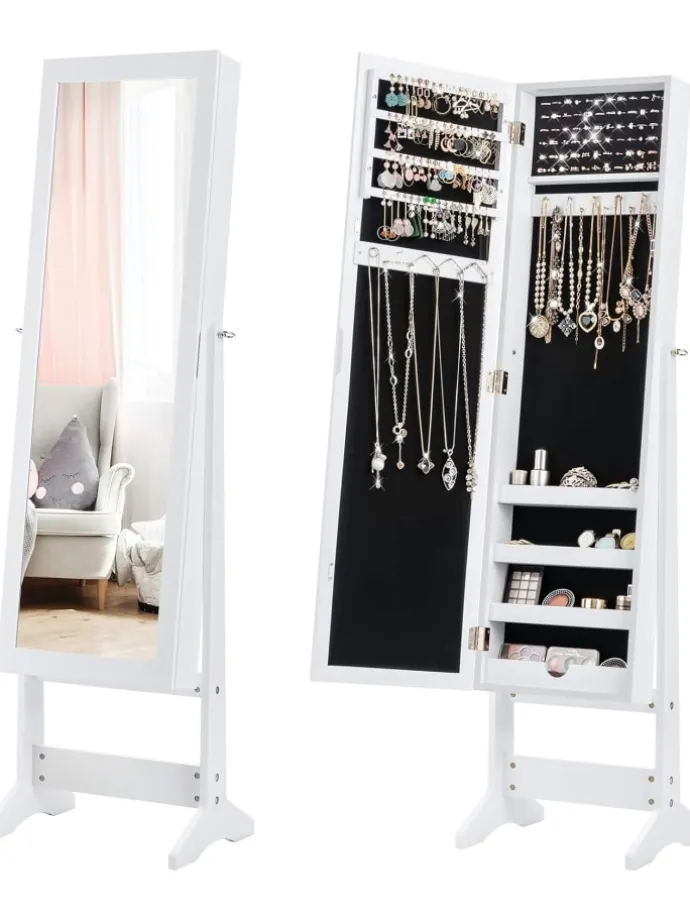 Schmuckschrank in Weiß