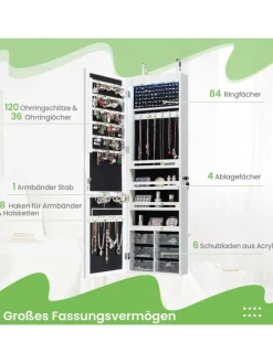 Schmuckschrank in Weiß