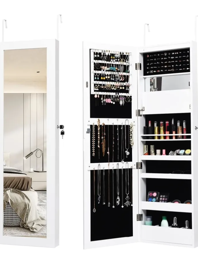 Schmuckschrank in Weiß