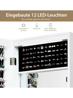 Schmuckschrank in Weiß