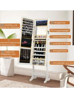 Schmuckschrank in Weiß