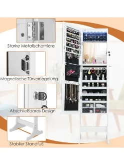 Schmuckschrank in Weiß