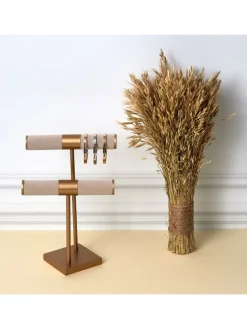 Schmuckständer in Gold - (B)21 x (H)29,5 x (T)14 cm