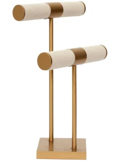 Schmuckständer in Gold - (B)21 x (H)29,5 x (T)14 cm