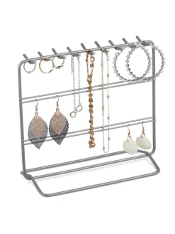 Schmuckständer in Silber - (B)20 x (H)18 x (T)9 cm