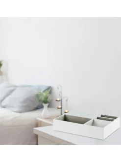 Schmucktablett in Schwarz - (B)25,5 x (H)5 x (T)18,5 cm