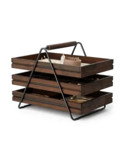 Schmucktablett Terrace 25 x 18 x 20cm in schwarz