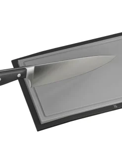 Schneidebrett in Grau - (L)32 x (B)20 cm