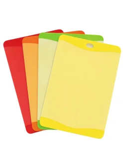 Schneidebrett 20x14 cm Set 4-teilig in Bunt