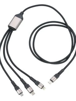 Schnellladekabel in Schwarz - (L)120 cm