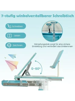 Schreibtisch für 3-12 Jahre in Blau