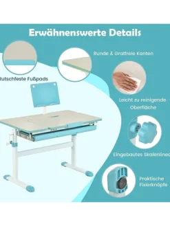 Schreibtisch für 3-12 Jahre in Blau