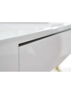 Schreibtisch in Weiß / MDF / 118x57x76