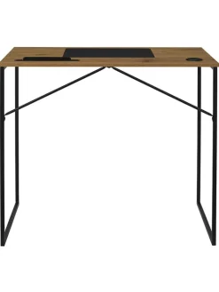 Schreibtisch ''Link'' in Hellbraun - (B)90 x (H)76 x (T)50 cm