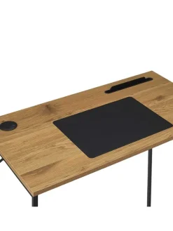 Schreibtisch ''Link'' in Hellbraun - (B)90 x (H)76 x (T)50 cm