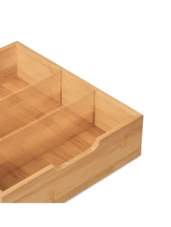 Schreibtisch Organizer in Natur - (B)30 x (H)33 x (T)31 cm