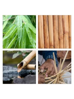 Schreibtisch Organizer in Weiß/Natur - (B)33 x (H)14 x (T)21 cm