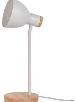 Schreibtischleuchte in Weiß - (H)36,5 x Ø 14 cm