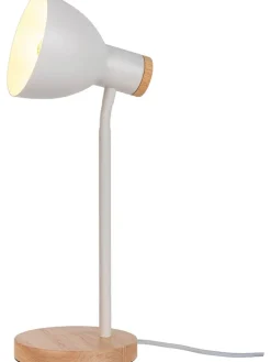 Schreibtischleuchte in Weiß - (H)36,5 x Ø 14 cm