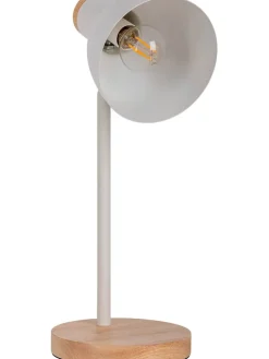 Schreibtischleuchte in Weiß - (H)36,5 x Ø 14 cm