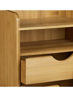 Schreibtisch-Organizer Briefablage in Natur