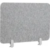 Schreibtischtrennwand SPLIT in Grau - (W) 80 x (H) 50 x (L) 1 cm