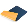 Schreibtischunterlage in Dunkelblau/ Gelb - (L)90 x (B)45 cm