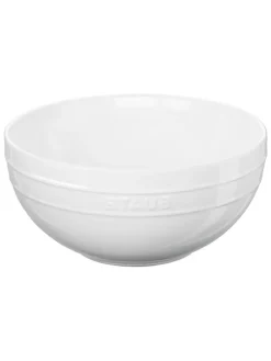 Schüssel ''Staub'' in Weiß - Ø 24 cm