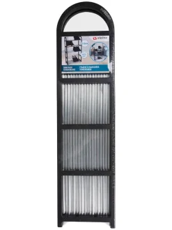 Schuhregal in Schwarz - (B)50 x (H)77 x (T)20 cm