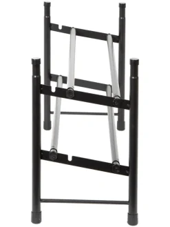 Schuhregal in Schwarz - (B)62 x (H)35 x (T)23 cm