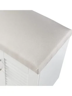 Schuhschrank Løten in Weiß (H)97cm (B)120cm