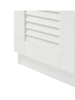 Schuhschrank Løten in Weiß (H)97cm (B)120cm