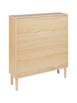 Schuhschrank NORRIS in Braun - (W) 80 x (H) 90 x (L) 24 cm