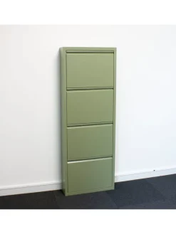 Schuhschrank Pisa 6 Grün 150 x 16 cm