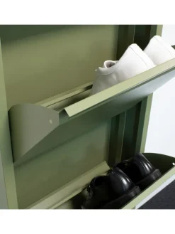 Schuhschrank Pisa 6 Grün 150 x 16 cm