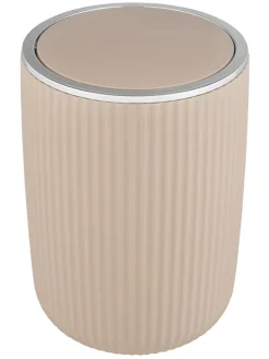 Schwingdeckeleimer "Agropoli" in Beige - 5,5 l