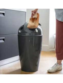 Schwingdeckeleimer "Del XL" Hellgrau - 30 l