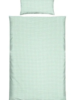Seersucker Bettwäsche Kronach in jade