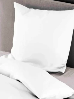 Seersucker-Bettwäsche in Weiß