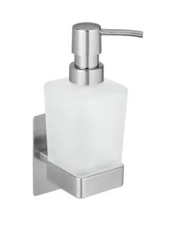 Seifenspender "Genova" in Weiß/ Silber - 200 ml