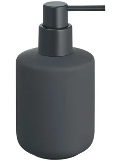 Seifenspender ''Sarja'' in Schwarz - (H)15 x Ø 7,8 cm