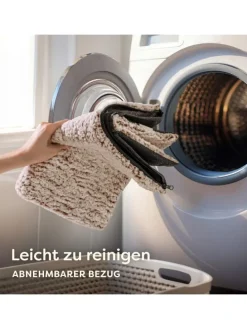 Selbstheizende Haustierdecke Grau 60x45cm, rutschfest & waschbar