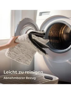 Selbstheizende Hundedecke 90x60 cm – Wärmematte waschbar, rutschfest